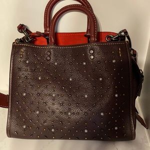Coach Rogue Oxblood with Rivets